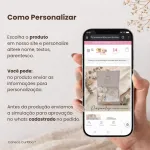 Caixa Revelação Gravidez para Avós com 2 Canecas Personalizadas