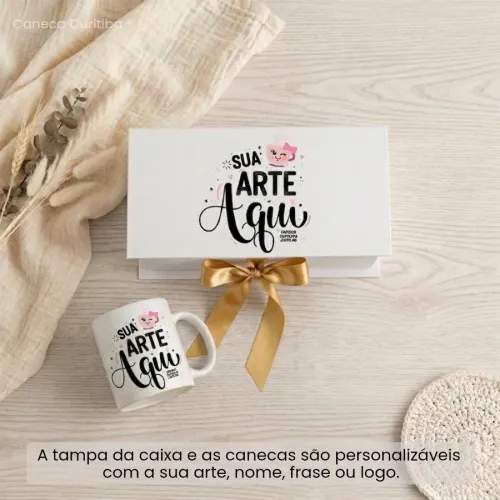 Caixa Presente Personalizada com Caneca