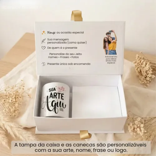 Caixa Presente Personalizada com Caneca