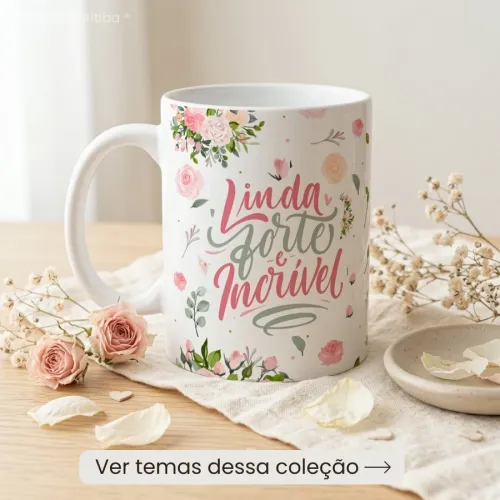 Caneca Dia da Mulher Personalizada com foto