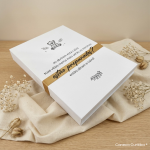 Livro Convite Padrinhos de Batismo - Offset 240g