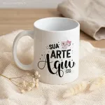 Caneca Personalizada com Foto ou Nome 300ml
