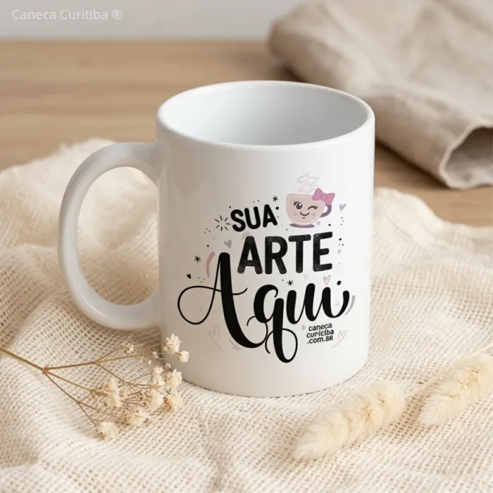 Caneca Personalizada com Foto ou Nome 300ml
