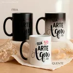 Caneca Mágica Personalizada com Foto (Termossensível)