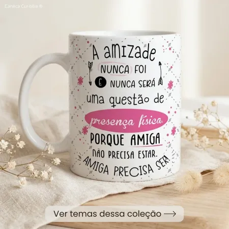 Caneca Amizade Personalizada com Foto
