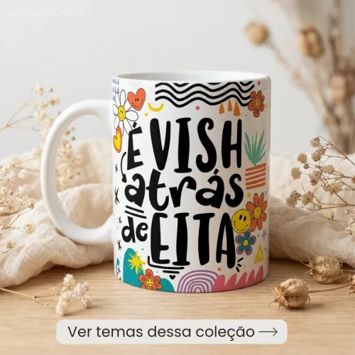 Caneca Vibes Positivas Personalizada com Foto