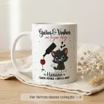 Caneca Gato Personalizada com Foto