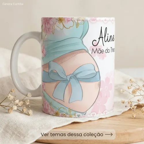Caneca Gestante Personalizada com Foto