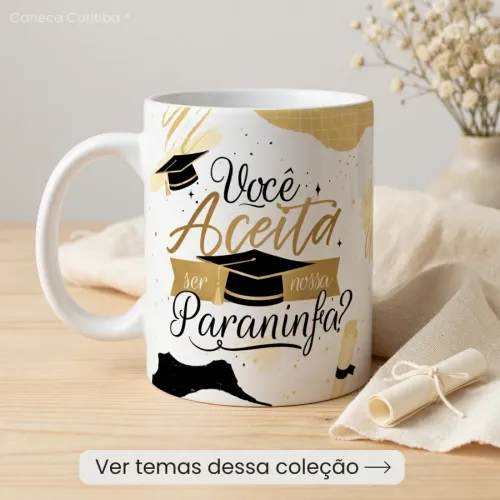 Caneca Personalizada para Paraninfo ou Paraninfa