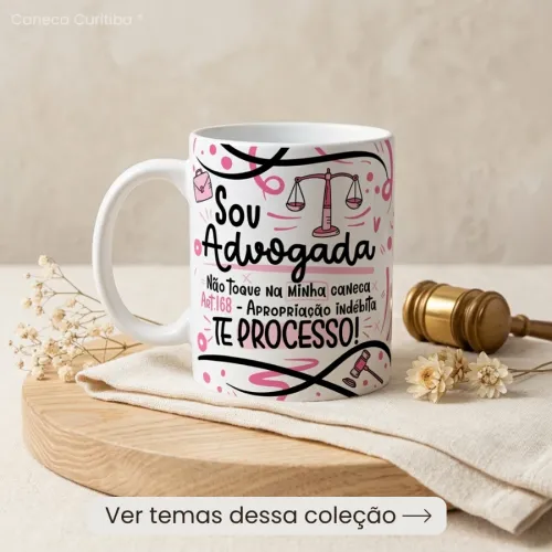 Caneca de Profissão Personalizada – Edição Formatura e Escri...