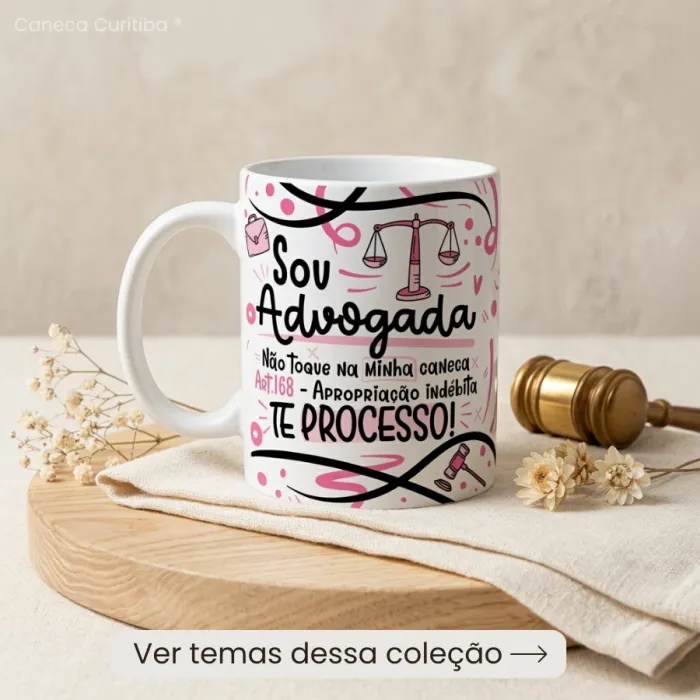 Caneca de Profissão Personalizada – Edição Formatura e Escritório