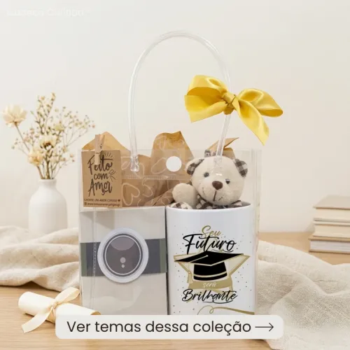 Kit Presente Formatura com Caneca, Ímãs Polaroid e Fotos (sa...