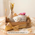 Kit Presente Música e Foto com Caneca Personalizada no Caixotinho MDF