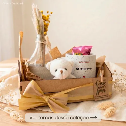 Kit Presente Música e Foto com Caneca Personalizada no Caixo...