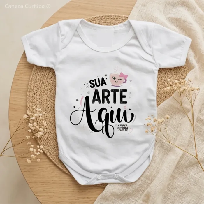 Body bebê Personalizado com Foto ou Arte