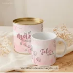 Lata Presente Mãe Personalizada com Caneca