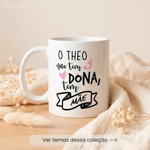 Caneca Personalizada Mãe de Pet com Foto