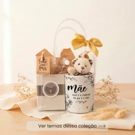 Kit Presente para Mãe com Caneca e Fotos Polaroid (sacola) Kit Presente para Mãe com Caneca e Fotos Polaroid (sacola)