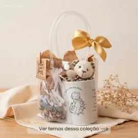 Kit Presente para Mãe com Caneca Personalizada Ursinho e Que... Kit Presente para Mãe com Caneca Personalizada Ursinho e Que...