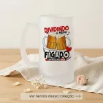 Caneca Chopp Vidro Personalizada Dia dos Namorados 475ml