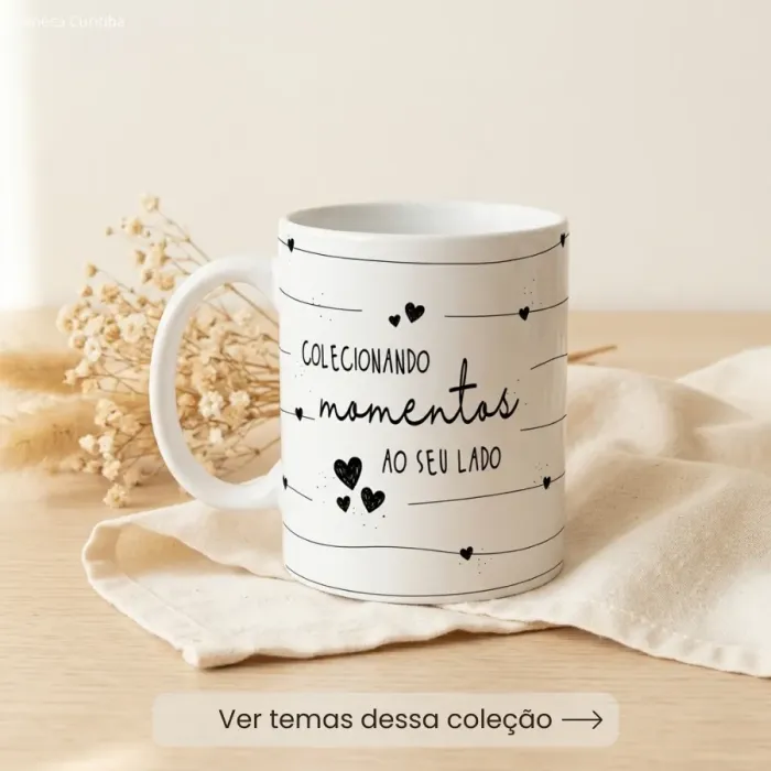 Caneca Personalizada Namorados com Foto e Frase