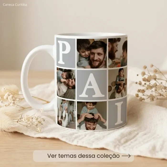 Caneca Pai Personalizada com Foto
