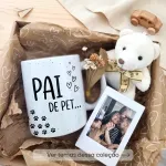 Caixa Presente Pai Personalizada com Caneca e Mini Porta Retrato