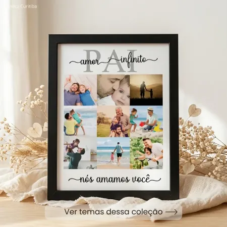 Quadro Personalizado para Pai com Foto