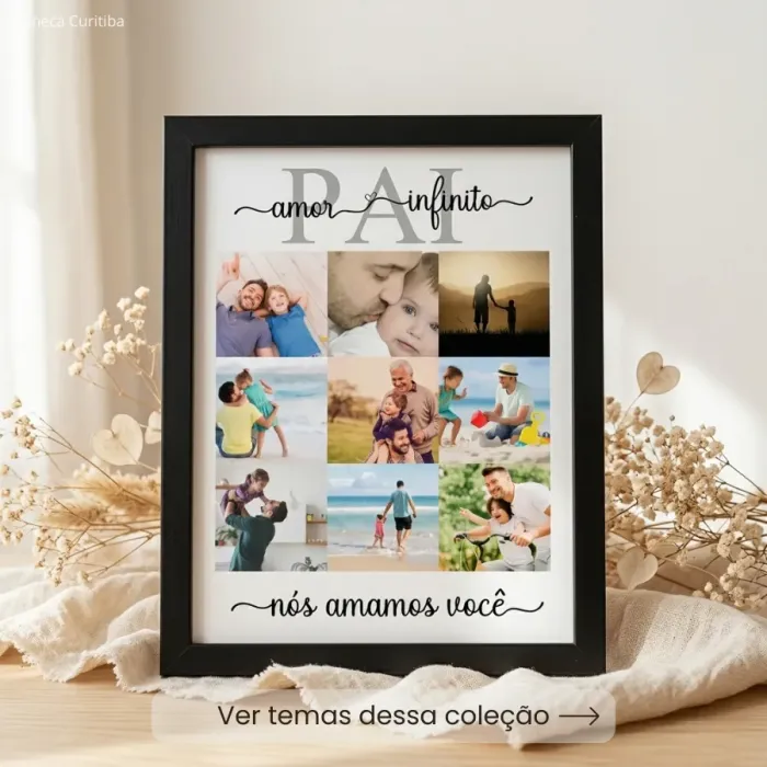 Quadro Personalizado para Pai com Foto
