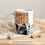 Caneca Amor de Quatro Patas Personalizada