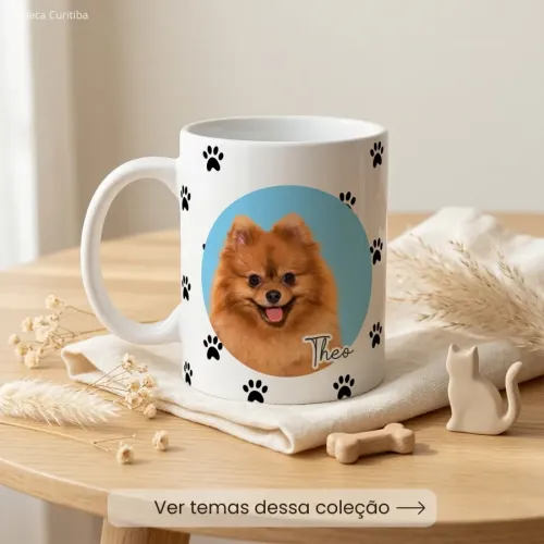 Caneca Personalizada Cachorro ou Gato com Foto