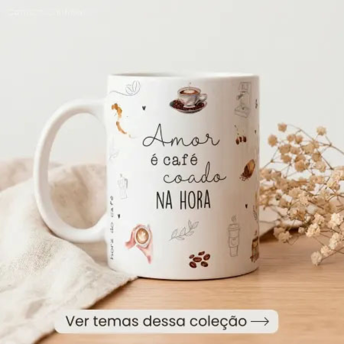 Coleção Café com Foto e Nome