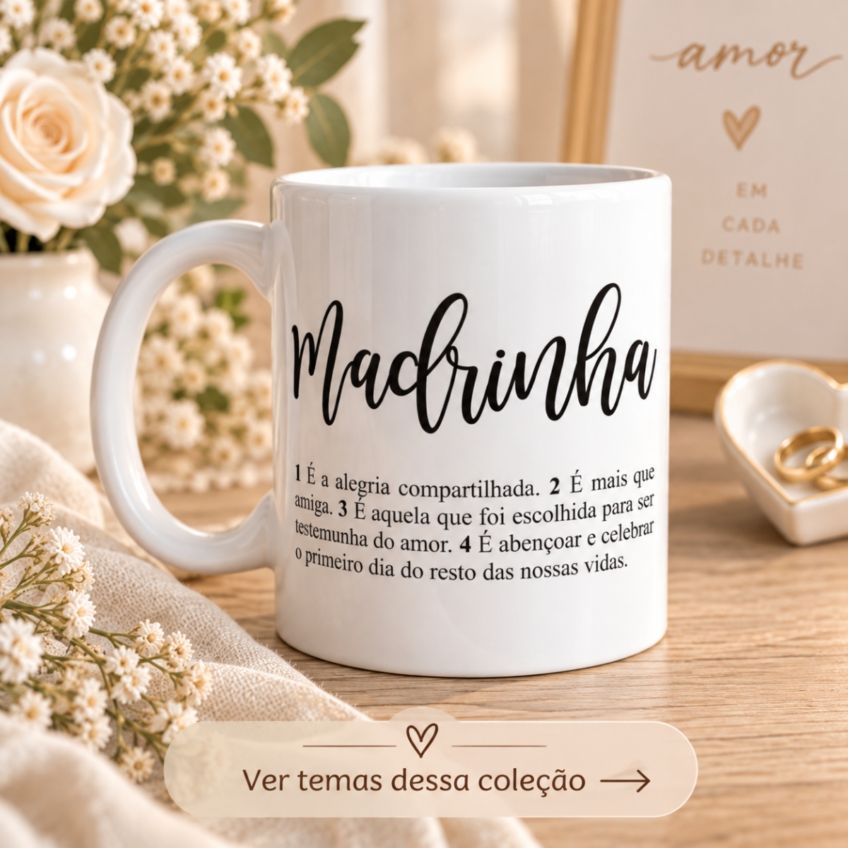 Madrinha de Casamento Personalizada Madrinha de Casamento Personalizada