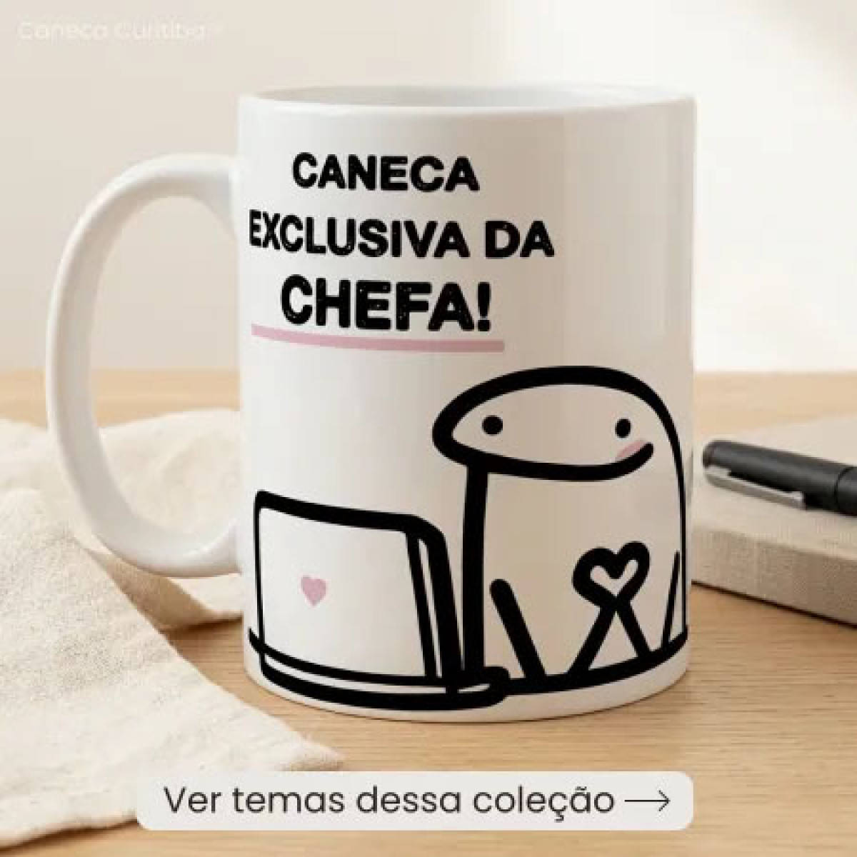 Coleção Chefe com Nome ou Frase