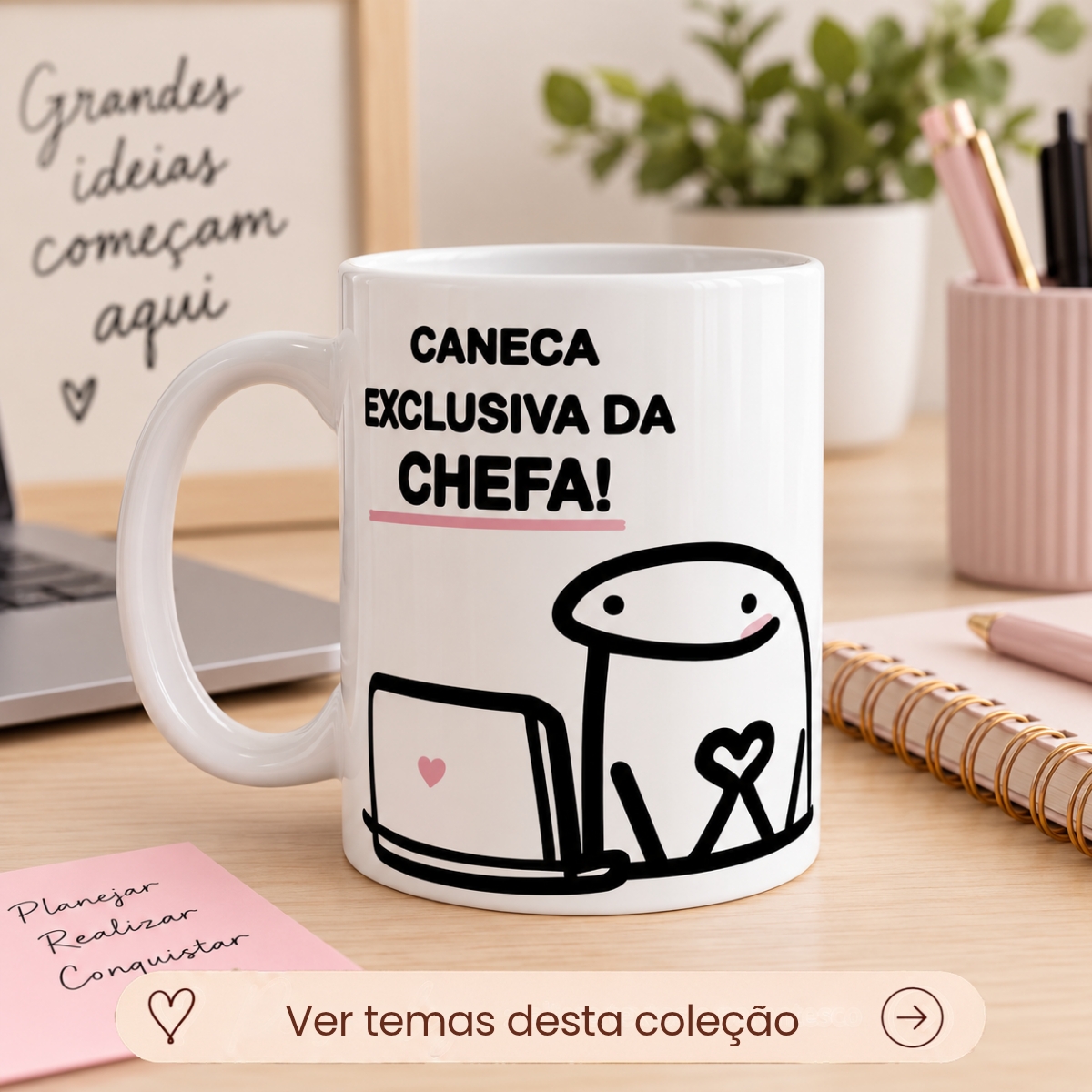 Coleção Chefe com Nome ou Frase Coleção Chefe com Nome ou Frase