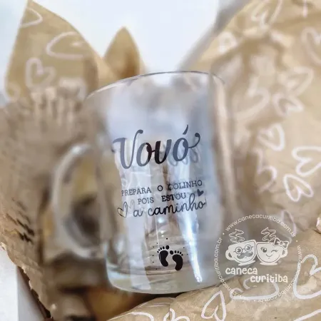 Caneca Revelação Gravidez Avó 03 (Pronta Entrega)