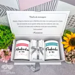 Caixa Convite Padrinhos Batismo 