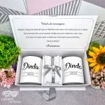 Caixa Convite Padrinhos Batismo 