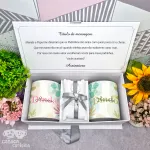 Caixa Convite Padrinhos Batismo 