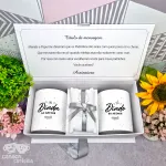 Caixa Convite Padrinhos Batismo