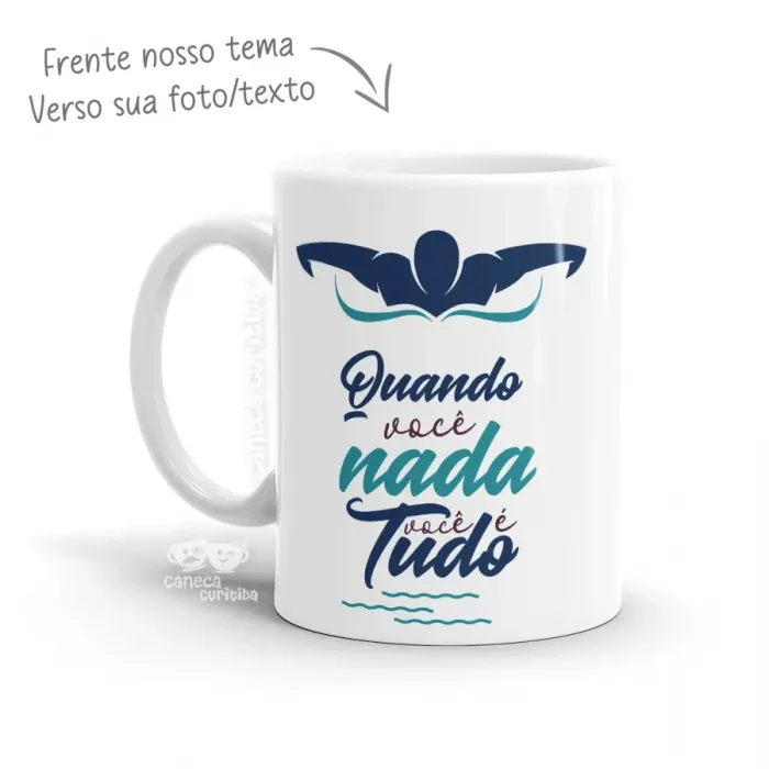 Caneca Personalizada Natação