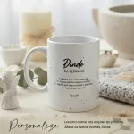 Caneca Personalizada Padrinho Batismo (somente caneca)