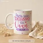 Caneca Personalizada para Avó com Foto