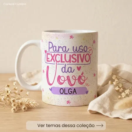 Caneca Personalizada para Avó com Foto
