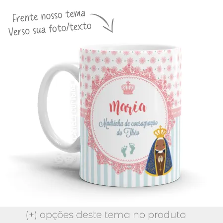 Caneca Personalizada Madrinha Consagração (somente caneca)