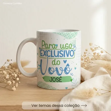 Caneca Personalizada para Avô com Foto