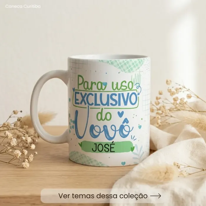 Caneca Personalizada para Avô com Foto
