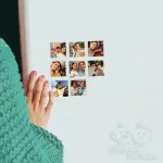 Imã de Geladeira com Foto Personalizado 5x5 cm