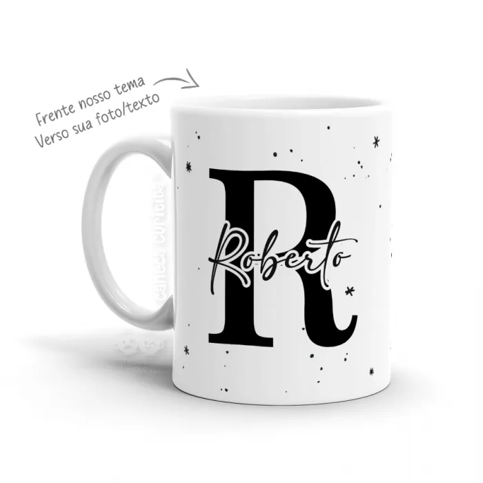 Caneca com Nome e Foto