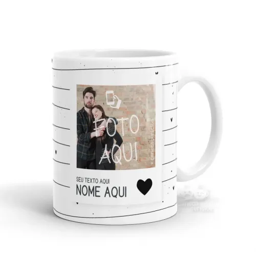 Mod.: 004 - Caneca Personalizada Fé e Deus com foto